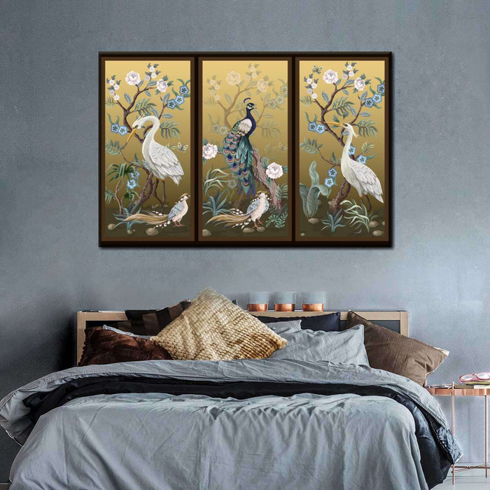 ElephantStock Elegant Birds Wall Art