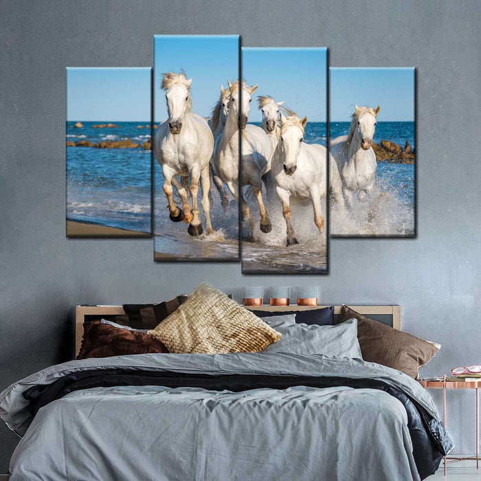 ElephantStock Camargue Horses Wall Art