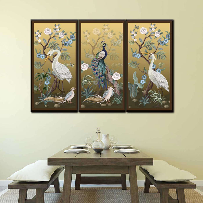 ElephantStock Elegant Birds Wall Art