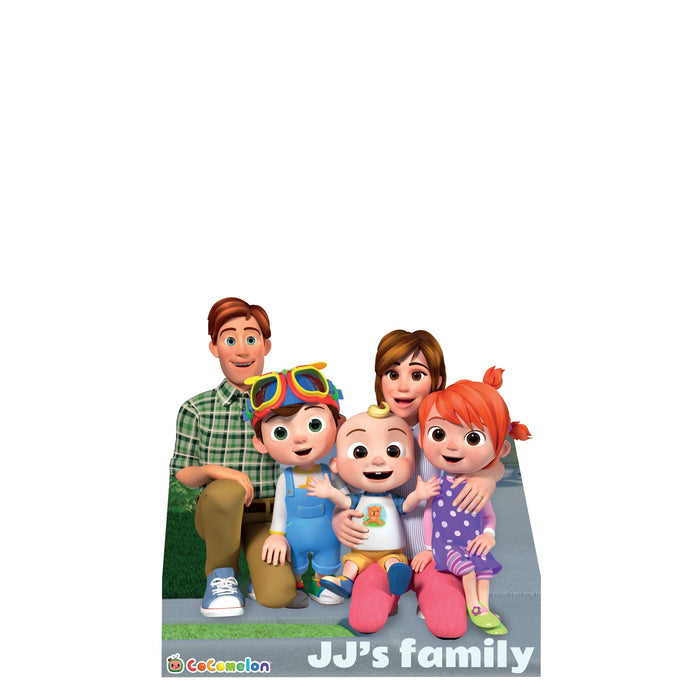 Fathead JJ & Family StandOut Life-Size Foam Core Cutout - Officially Licensed CoComelon Stand Out