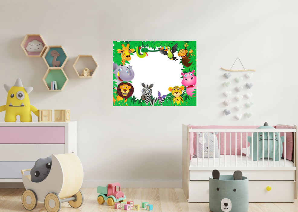 Fathead Jungle: Animals Dry Erase - Removable Wall Adhesive Decal