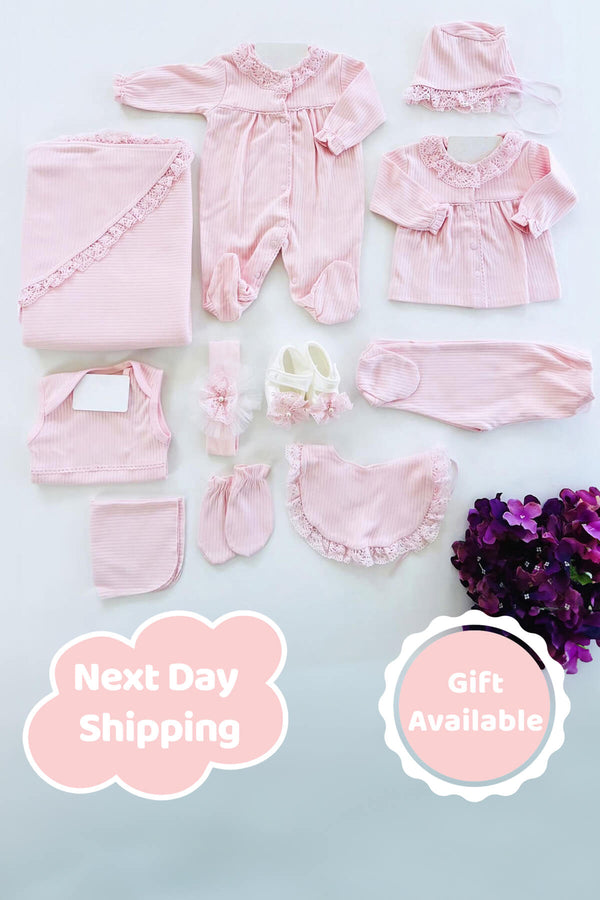 THA Dressing Emma Newborn Coming Home Set (11 pcs)