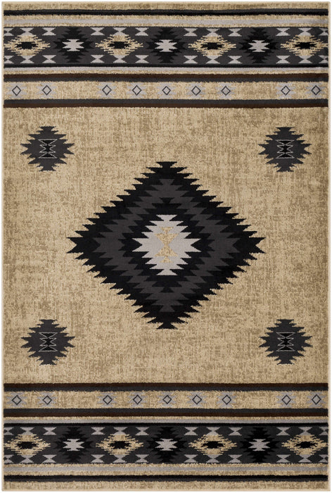 Hauteloom Buckhaven Brown Aztec Carpet