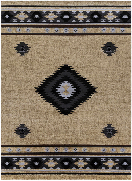 Hauteloom Buckhaven Brown Aztec Carpet