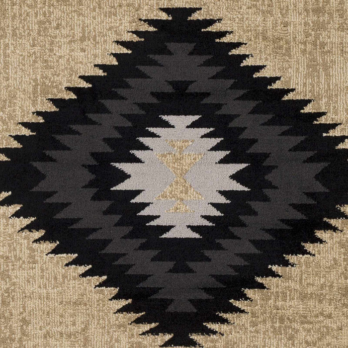 Hauteloom Buckhaven Brown Aztec Carpet