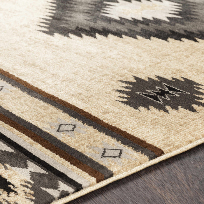 Hauteloom Buckhaven Brown Aztec Carpet