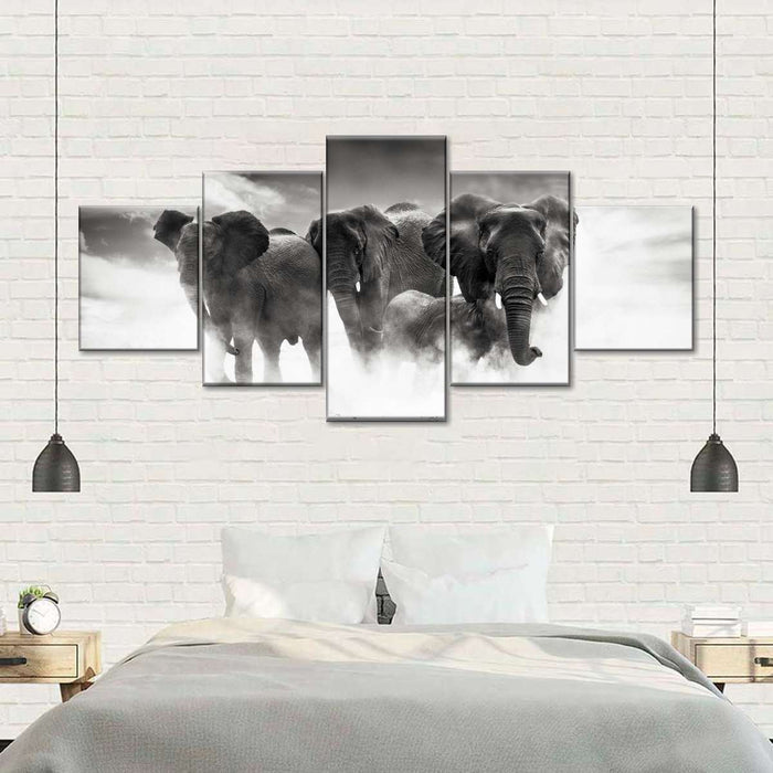 ElephantStock Etosha Park Elephants Wall Art