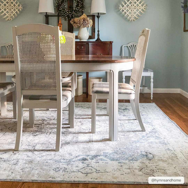 Hauteloom Ivory Hera Washable Area Rug