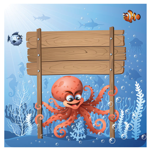 Fathead Nursery: Octopus Dry Erase        -   Removable Wall   Adhesive Decal