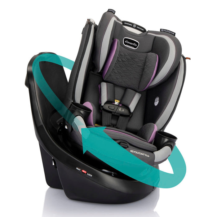 Evenflo® Revolve360 Slim 2-in-1 Rotational Car Seat with Quick Clean Cover