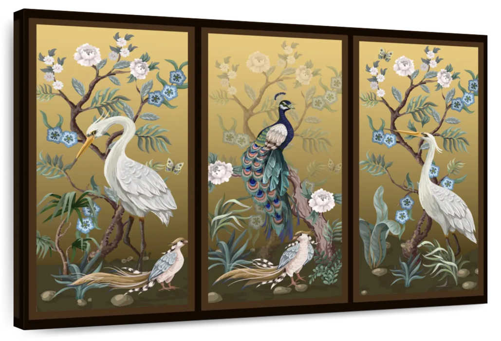 ElephantStock Elegant Birds Wall Art