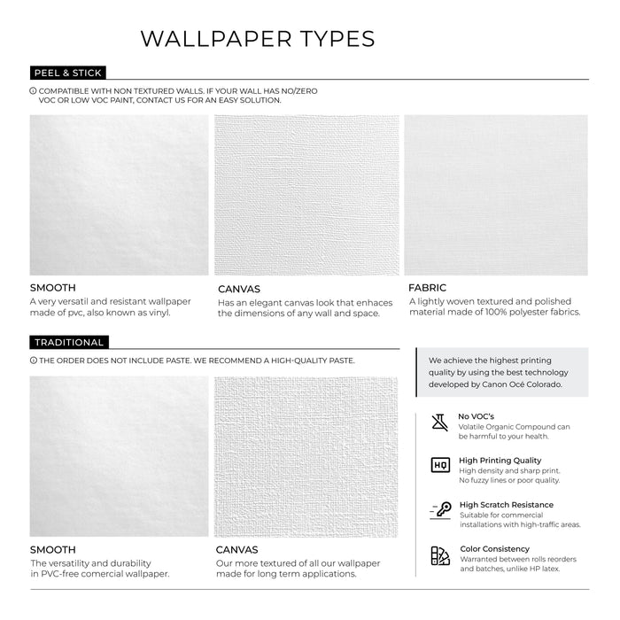 Ondecor Removable Wallpaper Scandinavian Wallpaper Temporary Wallpaper Minimalistic Wallpaper Peel and Stick Wall Paper - AS1-B492