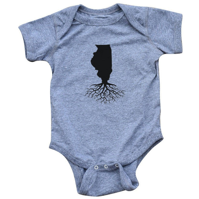 WYR Illinois Lil' Roots Onesie