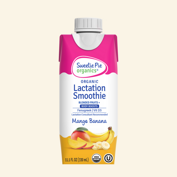 Sweetie Pie Organics Hydrating Lactation Smoothie, Mango Banana, 11.1 FL OZ