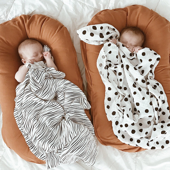 Ely's & Co. 3 Pack Cotton Muslin Swaddle Blanket