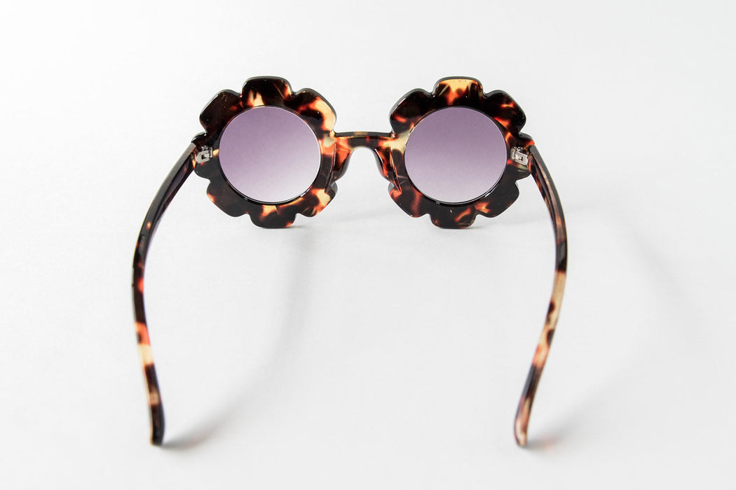 Babeehive Goods Toddler & Kid Daisy Sunglasses - Amber Tortoise