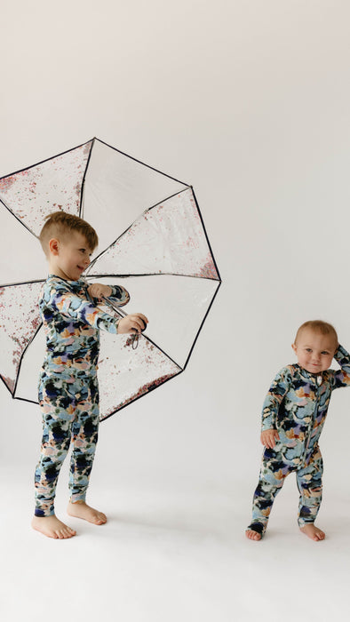 forever french baby Bamboo Two Piece Pajamas | Charli Print