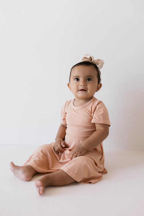 forever french baby Bamboo Dress | Clay