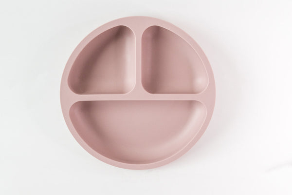 Babeehive Goods Dusty Rose Silicone Suction Plate