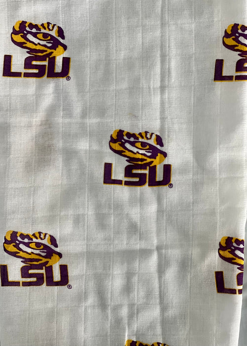 Three Little Anchors Louisiana State University Swaddle Blanket