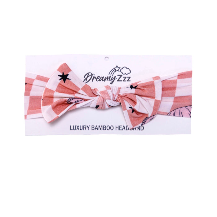 Dream Big Little Co HARVEST KISSES CHECKS DREAM BOW