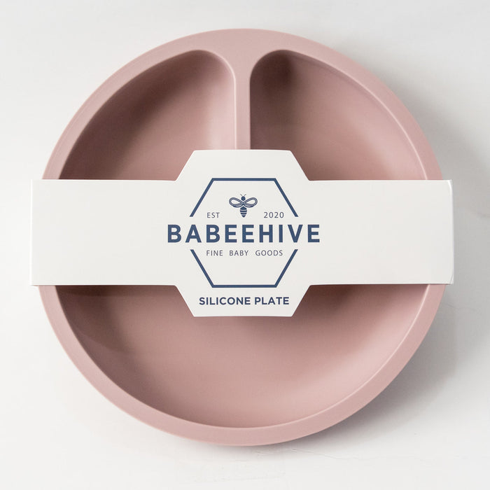 Babeehive Goods Dusty Rose Silicone Suction Plate