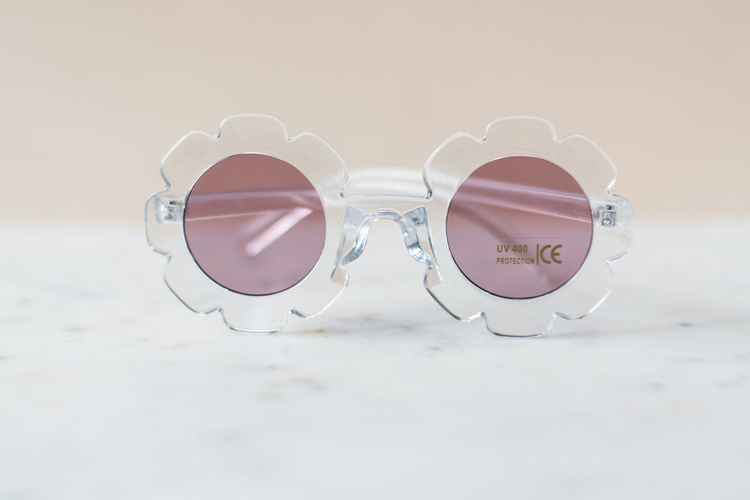 Babeehive Goods Toddler & Kid Daisy Sunglasses - Clear