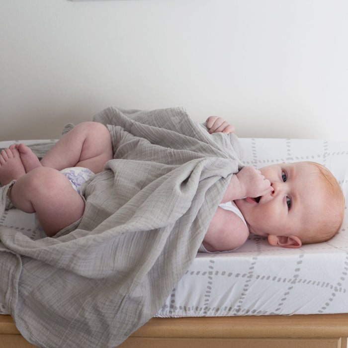 Ely's & Co. Cotton Muslin Swaddle Blanket