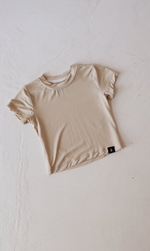 forever french baby Basic Bamboo Tee | Bone