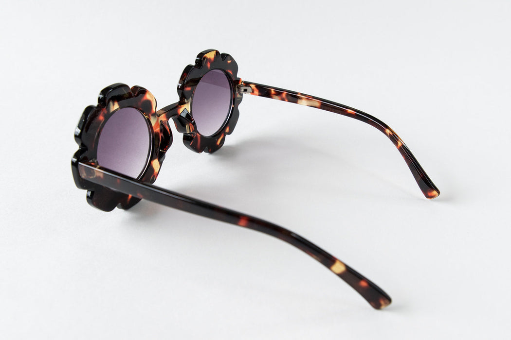 Babeehive Goods Toddler & Kid Daisy Sunglasses - Amber Tortoise