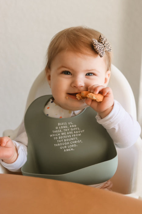 Be A Heart Meal Blessing Silicone Bib