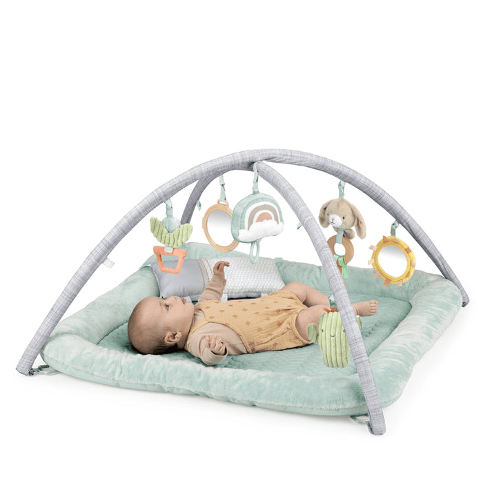 Ingenuity Calm Springs Plush Activity Gym - Sage & Gray Chic Boutique