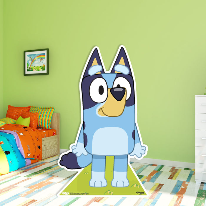 Fathead Bluey: Bluey Life-Size   Foam Core Cutout  - Officially Licensed BBC    Stand Out