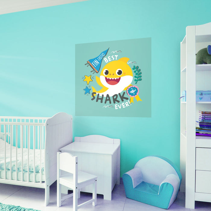 Fathead Baby Shark: Best Shark Poster - Officially Licensed Nickelodeon Removable Adhesive Decal