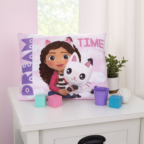 DreamWorks Gabby's Dollhouse Dream It Up Decorative Toddler Pillow