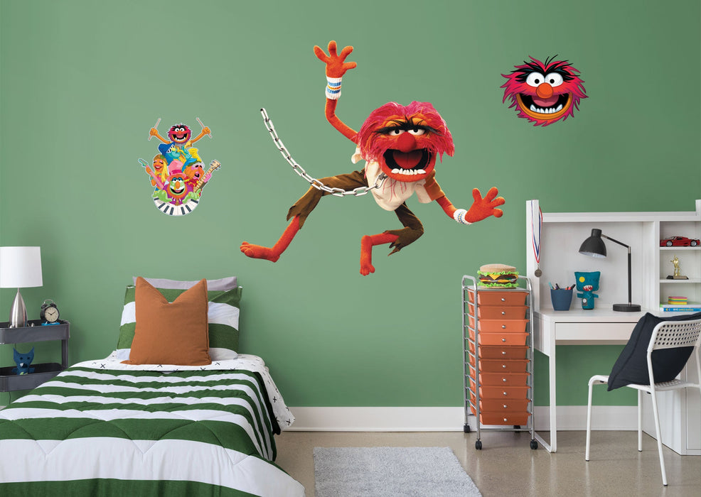 Fathead The Muppets: Animal RealBig - Officially Licensed Disney Removable Wall Adhesive Decal