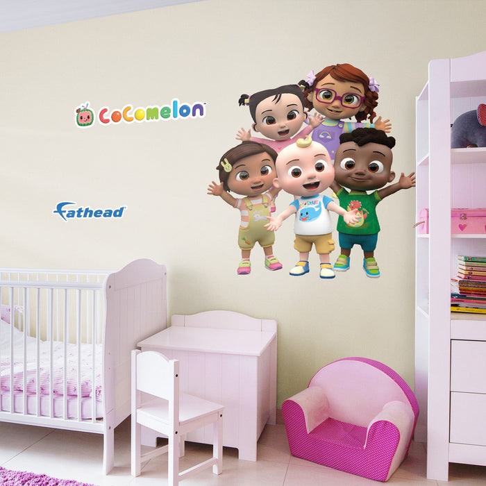 Fathead JJ & Friends RealBig - Officially Licensed CoComelon Removable Adhesive Decal