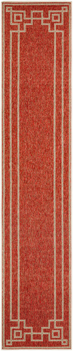 Hauteloom Harborgreek Brick Red Outdoor Rug