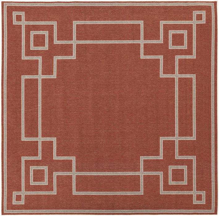 Hauteloom Harborgreek Brick Red Outdoor Rug