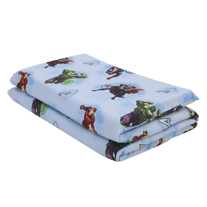 Marvel Avengers Fight the Foes Nap Pad Sheet