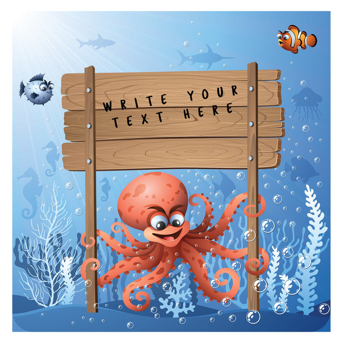 Fathead Nursery: Octopus Dry Erase        -   Removable Wall   Adhesive Decal