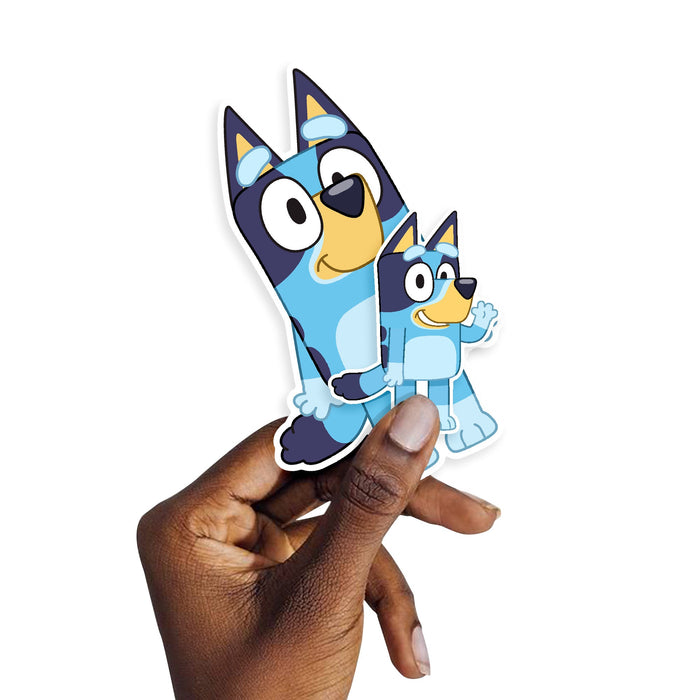 Fathead Bluey: Bluey Minis - Officially Licensed BBC Removable Adhesive Decal