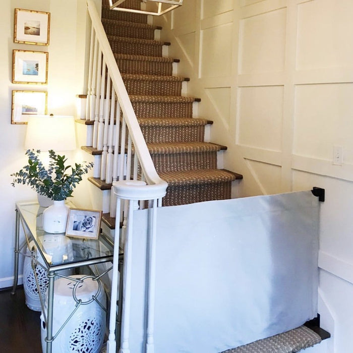 The Stair Barrier Wall to Banister Baby and Pet Gate