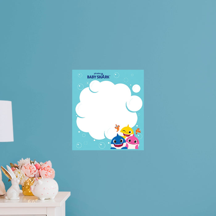 Fathead Baby Shark: Watching You Dry Erase - Officially Licensed Nickelodeon Removable Adhesive Decal