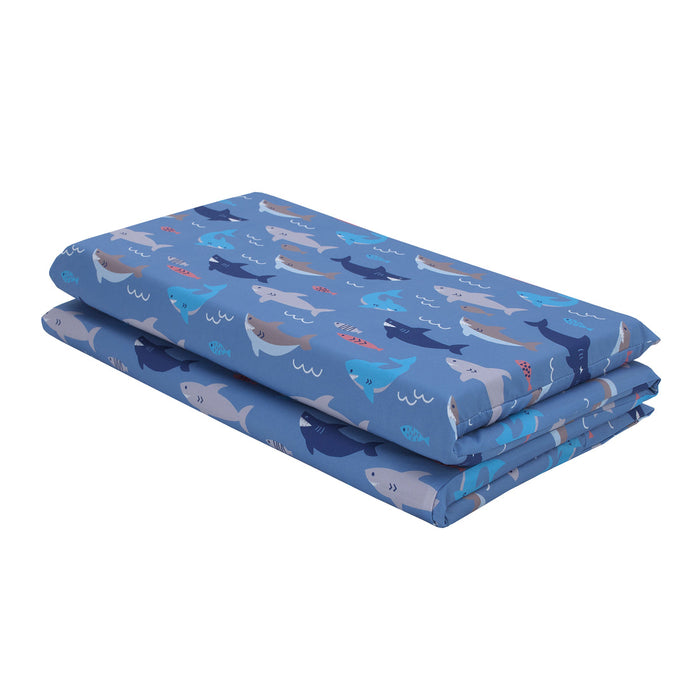 Everything Kids Shark, Fish, Ocean Preschool Nap Pad Sheet