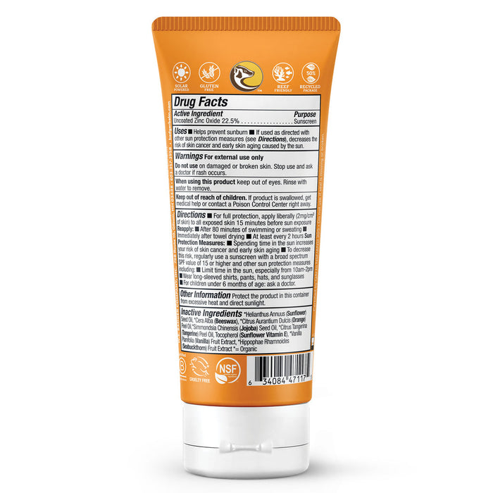 Badger Spf 40 Kids Mineral Sunscreen Cream 2.9Oz