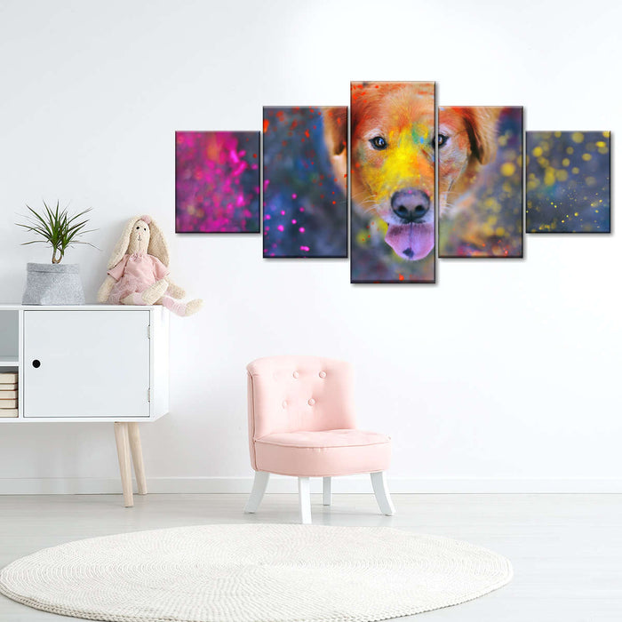 ElephantStock Colorful Labrador Wall Art