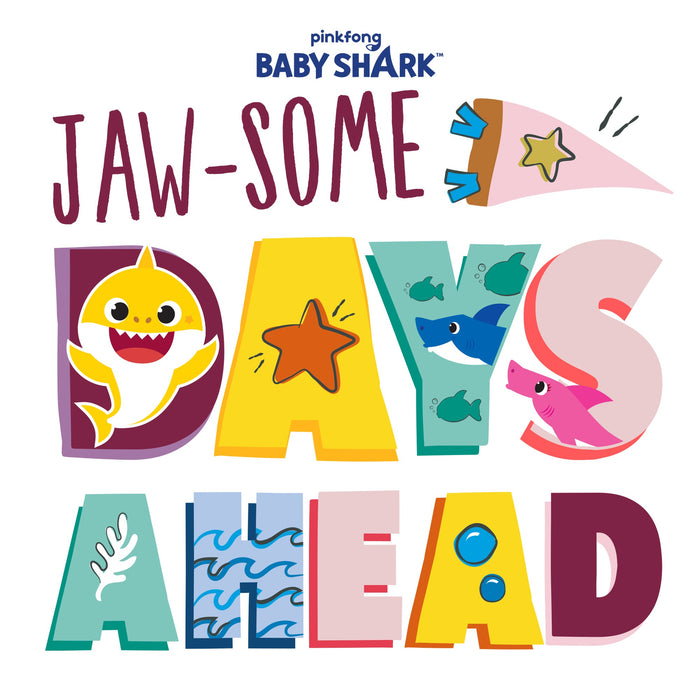 Fathead Baby Shark: Totally Jawsome Poster - Officially Licensed Nickelodeon Removable Adhesive Decal