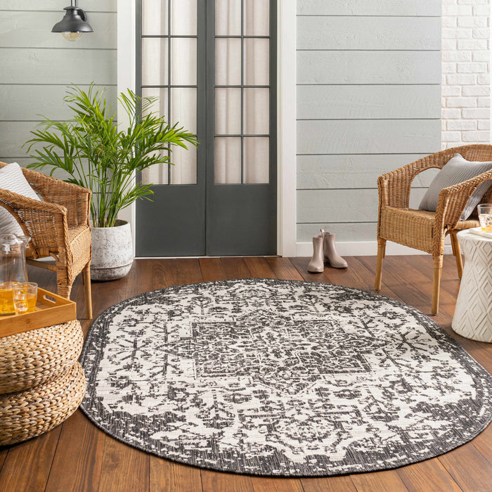 Hauteloom Charcoal Kilmacolm Area Rug