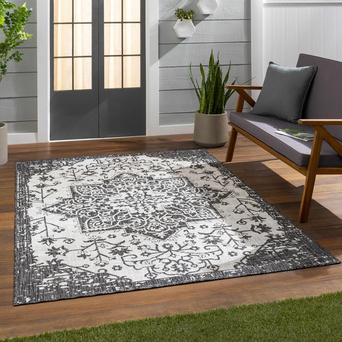 Hauteloom Charcoal Kilmacolm Area Rug